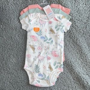 Carters 3 pack body suits, 6 months